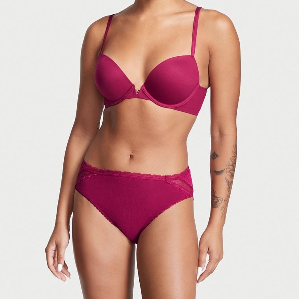NWT Victoria Secret Panty - Brick Red - Size L